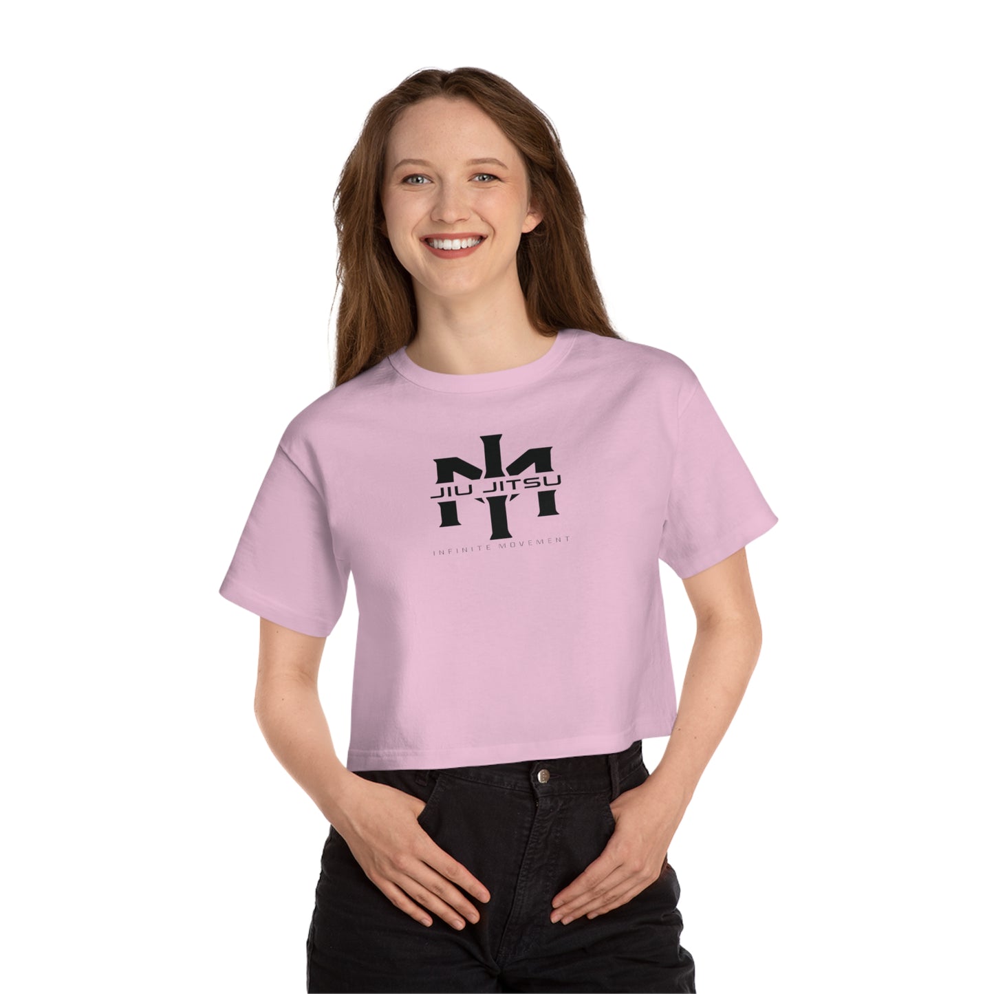 IM logo Champion Women's Heritage Cropped T-Shirt