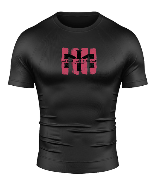 "Combat Coral" ADULT Rash Guard