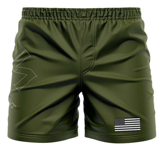 "Tactical" ADULT MMA Shorts Green