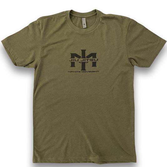 IM Logo Military Green T-Shirt Black